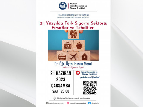 Webinar: 21. Yüzyılda Türk Sigorta Sektörü: Fırsatlar ve Tehditler