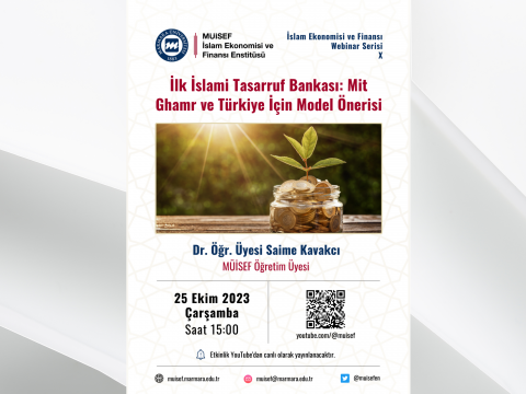 Webinar: İlk İslami Tasarruf Bankası: Mit Ghamr ve Türkiye için Model Önerisi