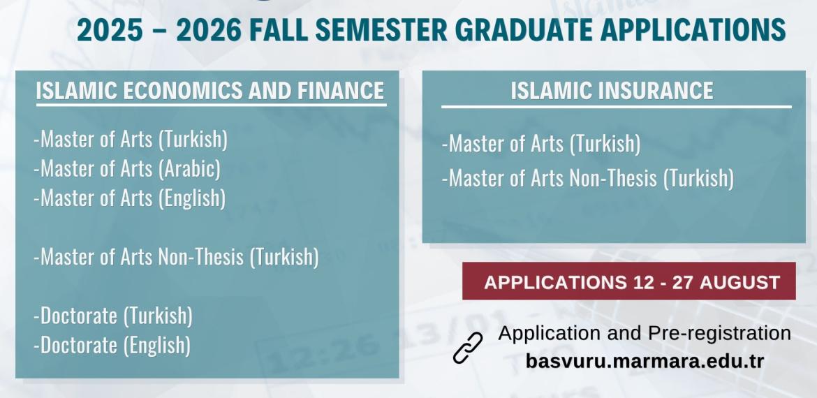 Graduate applications will be open between August 12 and 27.